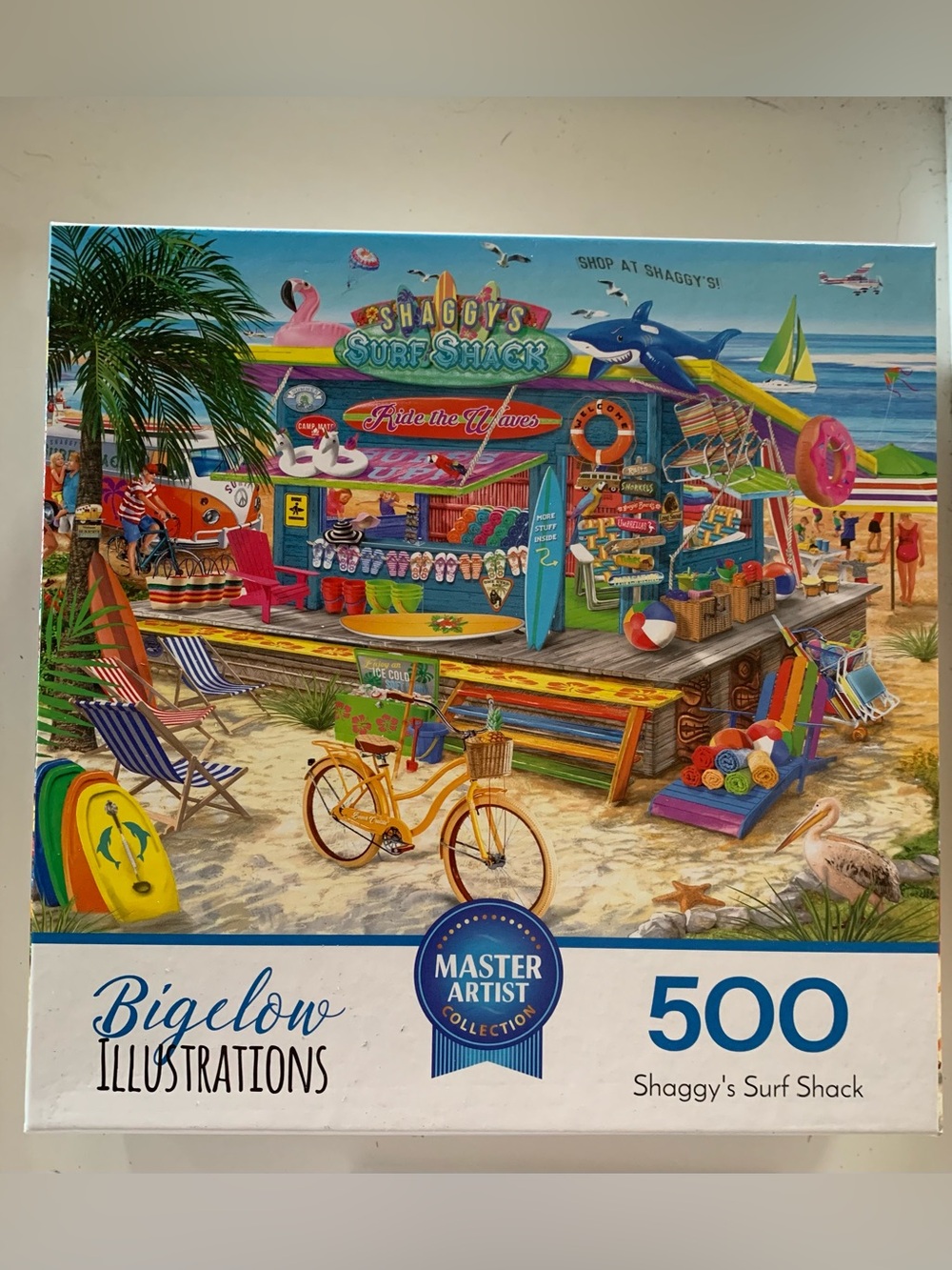 RoseArt Bigelow Shaggy’s Surf Shack 500 Piece Jigsaw Puzzle